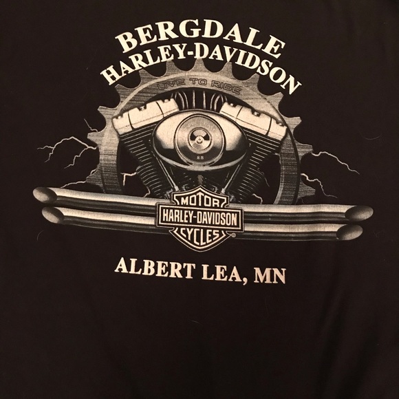 Harley Davidson Mens T Shirt Size Large - Picture 2 of 3